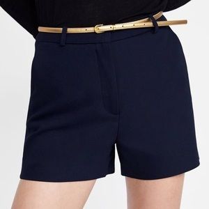 Zara Navy Blue Shorts